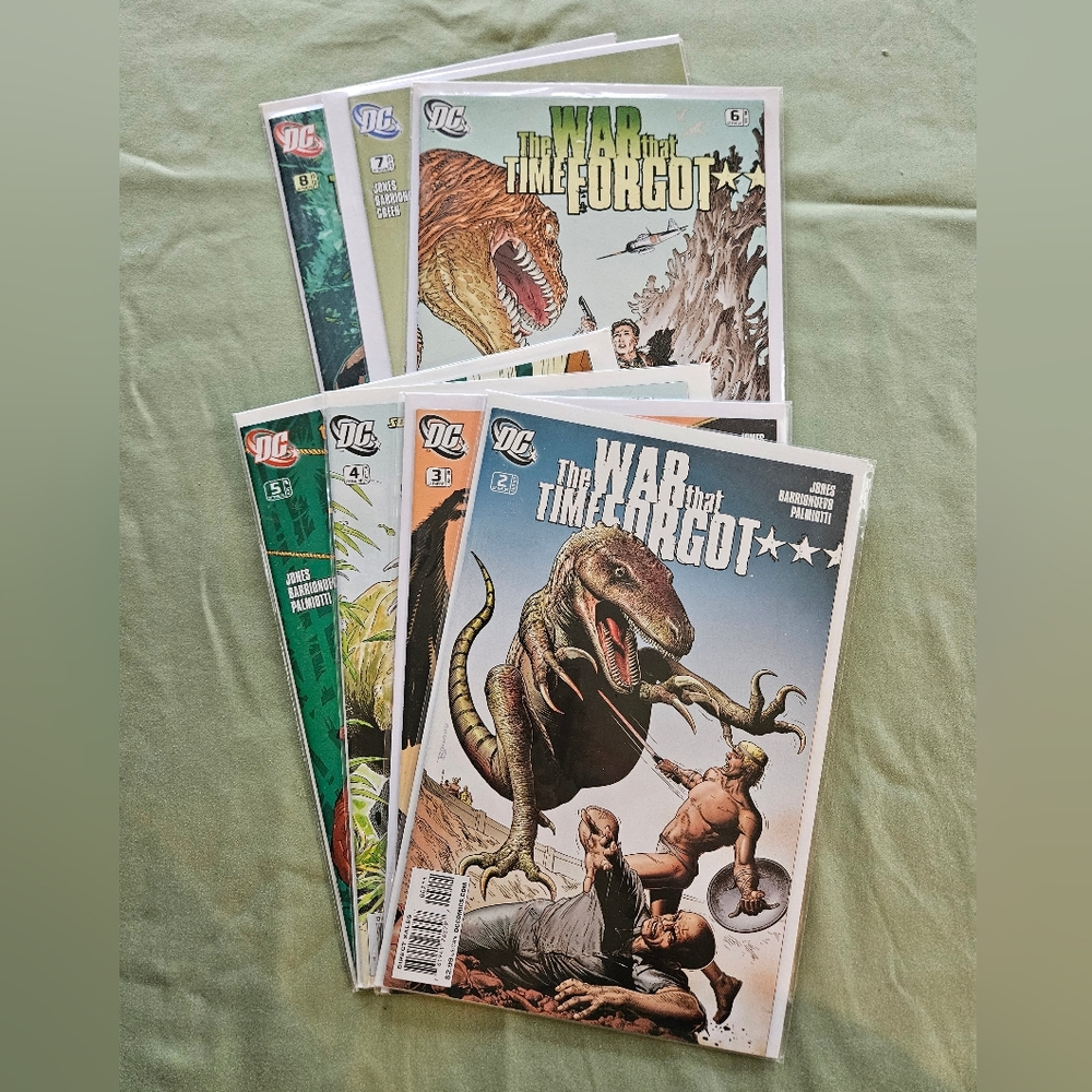 DC Comics The War that Time Forgot Bundle #2-8 Aug 2008 - Feb 2009‎ Dinosaurs